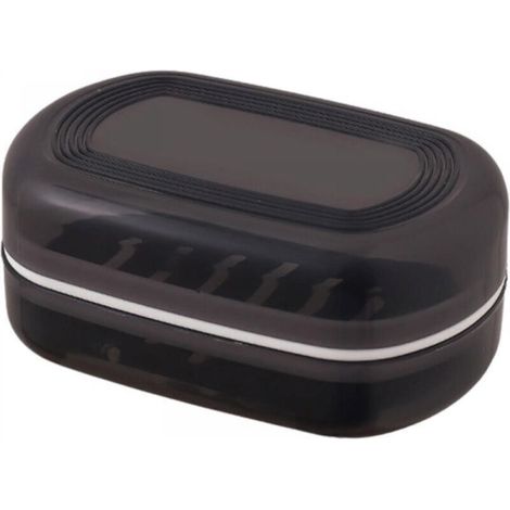 Portasapone facile da pulire con coperchio, contenitore da viaggio ermetico, adatto per doccia, bagno, casa, set da quattro