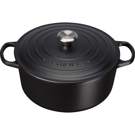 Le Creuset poêle à frire Signature Matte Noir 28 cm 6.7 litres (1/5)