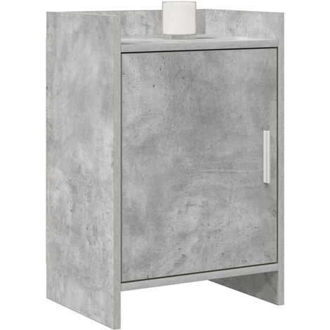 Maison Exclusive - Comodini Grigio Cemento 40 x 30 x 60 cm Legno ingegnerizzato (1/5)