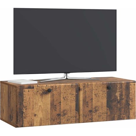 Maison Exclusive - Mobile Porta TV da Muro 98 x 41 x 30 cm Legno antico (1/5)