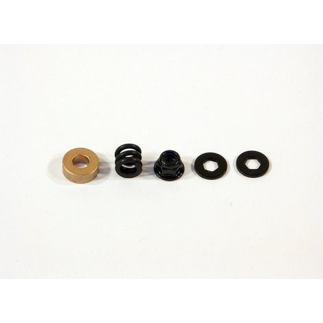 Spring 4,9x8x7mm & Washer(4,3x10x1.0mm Hex hole/bl