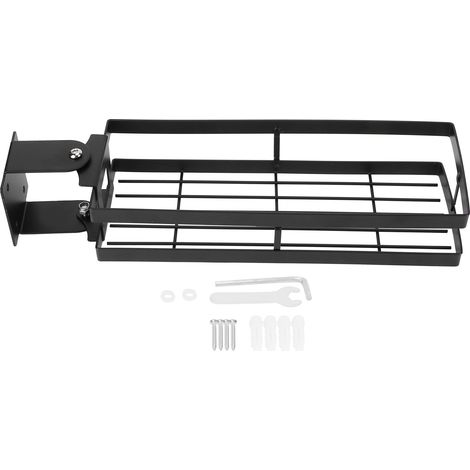 Rack À Épices Murale - Rotation 180 Degrés - Pour Cuisine - Noir - 1 Pièce (1/5)