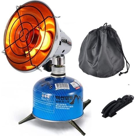 Chauffage extérieur portable Camping chauffage au gaz tente extérieure chauffage de la pièce Mini chauffage pour la randonnée pêche (1/4)
