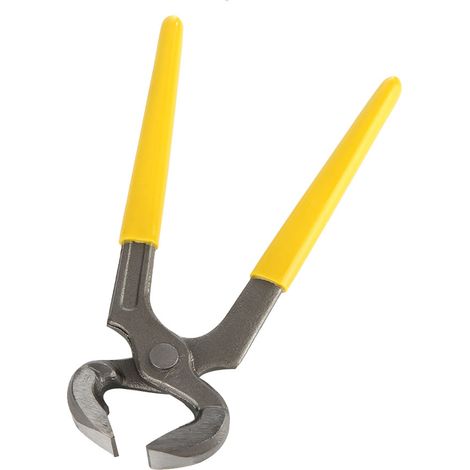 1 pince extractrice de clous en acier au carbone pour le travail du bois (18 cm) (1/5)