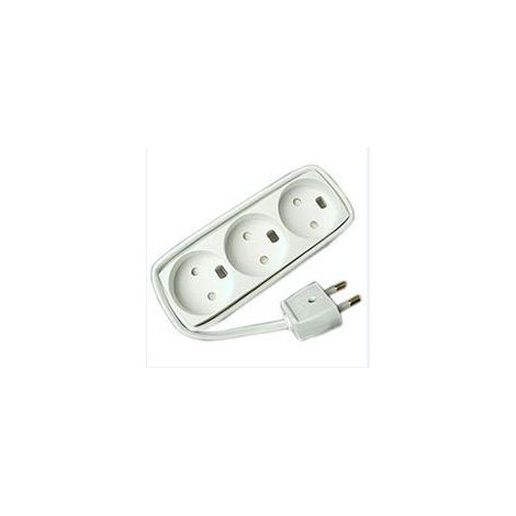 MicroConnect EL Stikdse 3 U/J Hvid 1.5 m