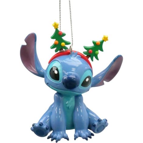 Pendaglio 3D Stitch Seduto H9cm Blu Peraga Christmas (1/2)