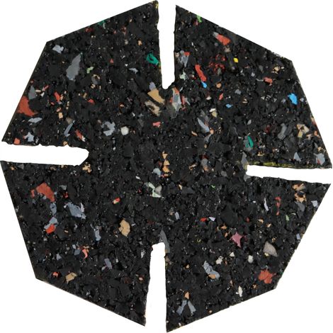 Amortiguador de vibraciones para pedestal de pavimentación - Conjunto de 100 piezas - Essentiel - JOUPLAST