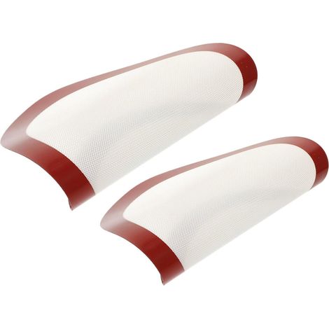 BESPORTBLE 2 pièces Tapis de Cuisson Silicone Antiadhésif Rond Tapis Pâtisserie Réutilisables pour Pizza et Cuisson Uniforme Résistant Chaleur et Facile à Nettoyer'-'- (1/5)