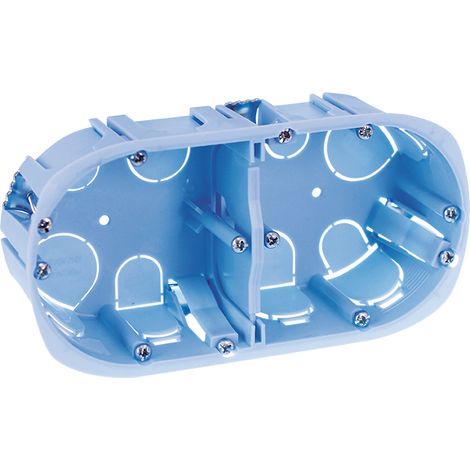 Boite cloison sêche double d67 ent71 p40 H/V XL (étiq.uni.) EUR'OHM 5204400