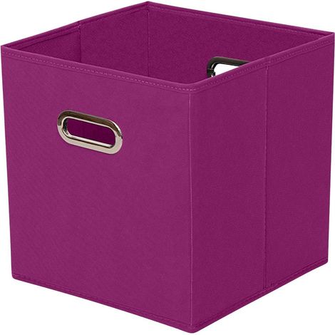 Boîte De Rangement Pliable - Cube Organisateur En Tissu Non Tissé - Pour Chambre Salon Bureau - Lot De 6 - Beige (1/5)