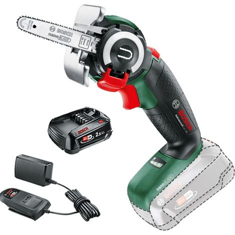 Bosch 06033D5100 AdvancedCut 18v NanoBlade Mini Chainsaw + 2.5AH Battery Kit