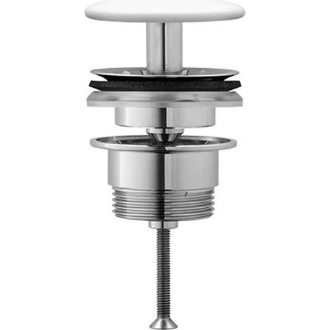 Duravit Accesorios - Desagüe fijo para lavabo 1 1/4, blanco 0050780000 (1/2)