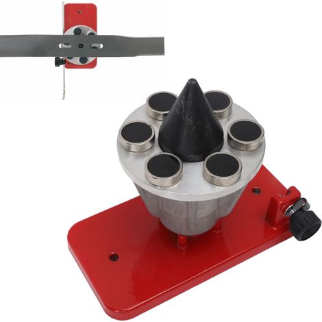 42-047 Wandmontierter magnetischer Messerauswuchtapparat, kompatibel mit Stihl/Troy/Husqvarna Rasenmähermessern 339075B (1/5)