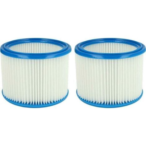 Set de filtres 2x Filtre plissé compatible avec Stihl SE 60 E, SE 61, SE-62, SE 85 C, SE 90 aspirateur à sec ou humide - Filtre à cartouche