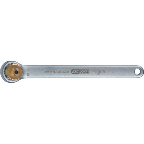 Clé de purge de frein KS Tools, extra courte, 10 mm, or