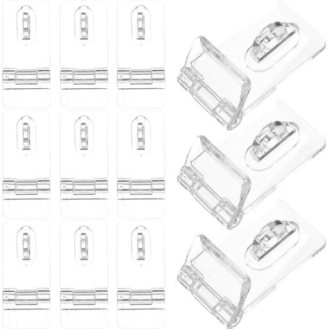 24 Piece Acrylic Closure Jewelry Latches Plastic Safety Boxes Child