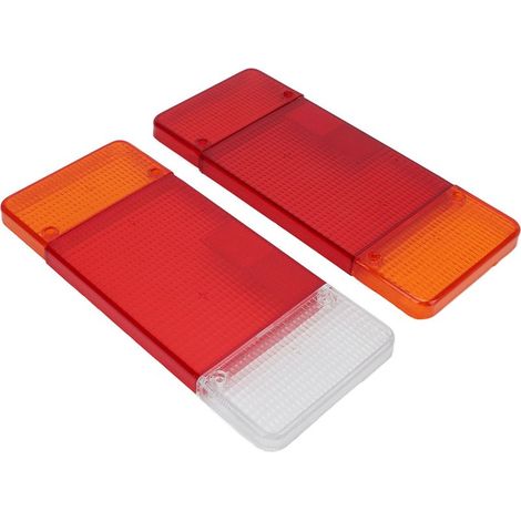 Zoternen Paire de boîtier de feu arrière de camion, couvercle gauche droit de remplacement rouge Orange blanc pour Iveco Eurocargo Daily (1/5)