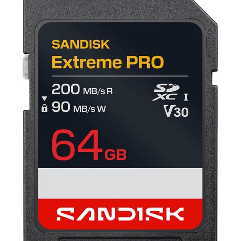 SanDisk Extreme Pro 64 GB SDXC UHS-I (1/2)