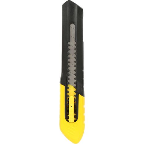 Rubber Handle Stainless Steel Art Utility Knife Paper Plastic Cardboard Cutting Tool (TU-520D)