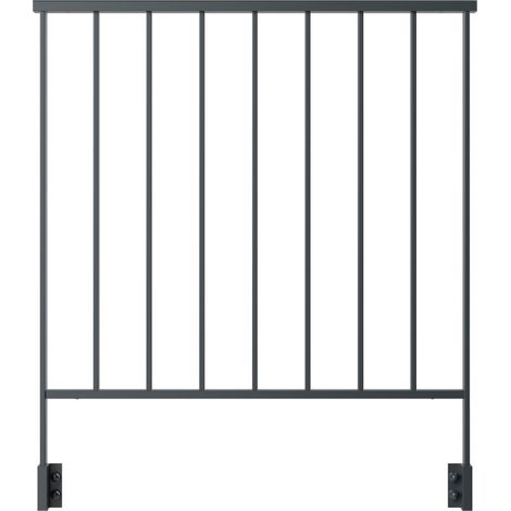 DOLLE Geländerset Skye für Wandmontage 100 cm anthrazit Geländerset (1/2)