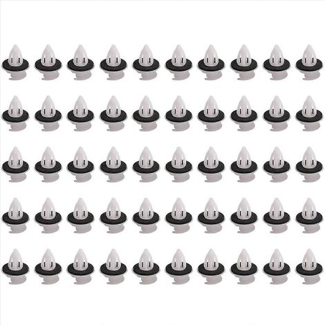 50 Türverkleidungsbefestigungen mit O-Ring für BMW E34, E36, E38, E39, E46 und X5, Befestigungsclips für den Innenraum, 50-teiliges Set, inklusive Dichtring, einfacher Austausch (1/5)