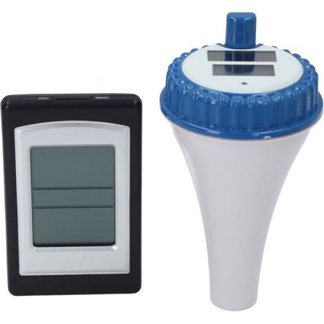 Thermomètre de piscine - - Flottant IPX8 - Solaire - Affichage LCD - Haute précision (1/4)