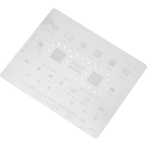 Stencil de réparation CPU pour Samsung A53, gabarit de plantation de billes d'étain, gravure demi-épaisseur, pochoir en métal, outil de reballing précis. (1/5)