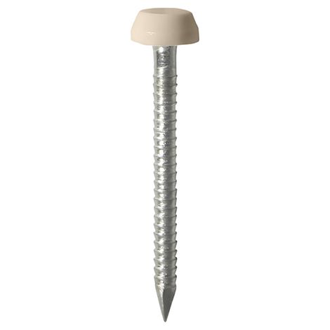 TIMCO Polymer Headed Pins A4 Stainless Steel Beige - 25mm