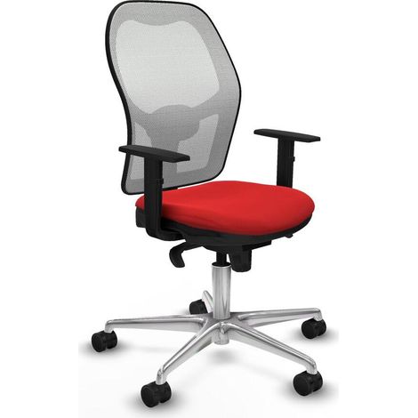 Piqueras y Crespo Jorquera silla de oficina ergonómica roja