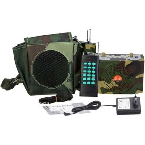 Appeau de chasse électrique avec télécommande 28W - Kit haut-parleur MP3 - Appels électroniques - Appeau pour oiseaux