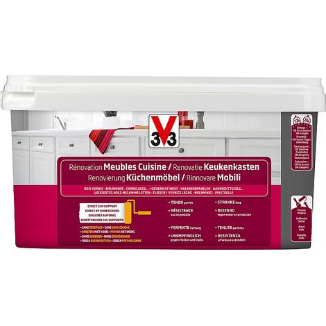 V33  RINNOVARE MOBILI SMALTO SESAMO SATINATO 2,0 LT