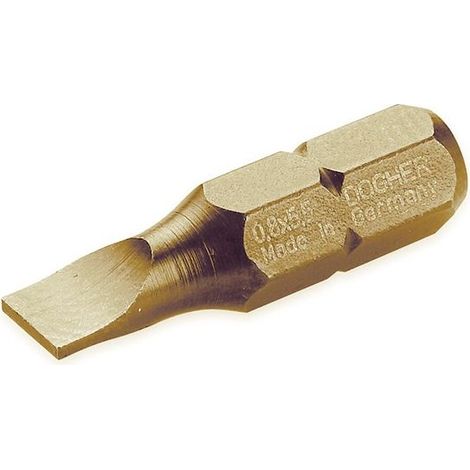 Boîte de 5 embouts de tournevis S2, TIN, 6.5 422-065-5