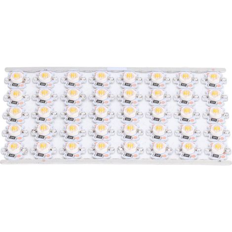 Ampoule à puce LED haute luminosité à économie d'énergie, lampe à faire soi-même avec plaque en aluminium 1 W 12 V, phares pour armoires (lumière rose (1/5)