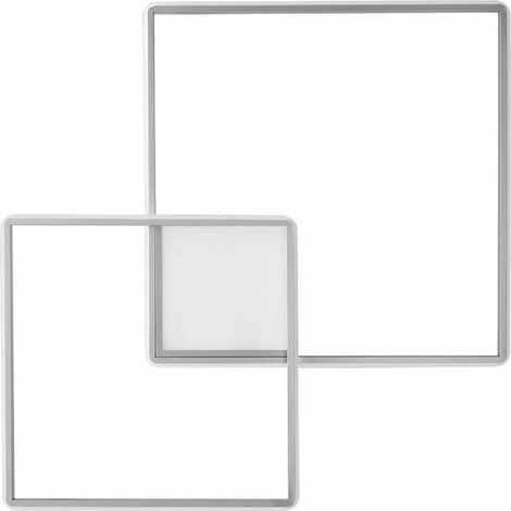 Plafonnier LED moderne dimmable en métal Dowel Grande - Silver (1/2)