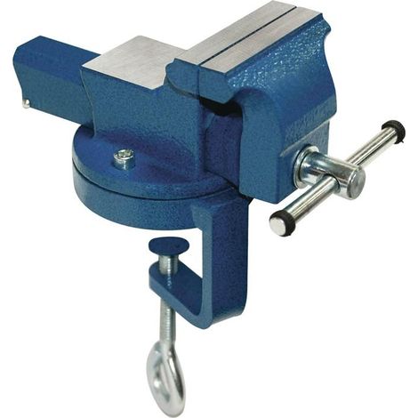 TECWERK Feinmechanikerschraubstock Backen-B.75mm Spann-W.45mm Sphäroguss TECWERK