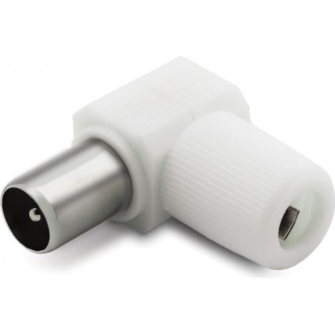 Fiche TV coudée 9,52 mm mâle
