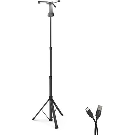 ANSMANN Lampe de travail LED avec trépied 2m, jusqu'à 7000 lm, 3x 22 watts (1/5)