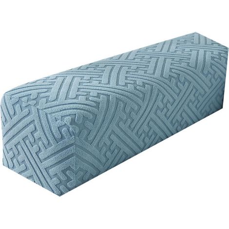 Bleu Lac Housse de Fauteuil et Canapé Extensible Couvre Accoudoirs Lot de 2 Protection Antidérapante pour Accoudoir de Canapé Housses D'accoudoir
