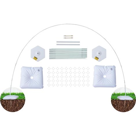 Kit D'Arche de Ballons Réutilisable Ajustable Largeur et Hauteur Support pour Arche de Ballons, Structure Ballon Arche pour Anniversaire, Mariage, Autres Fêtes Intérieur et Extérieur (1/5)