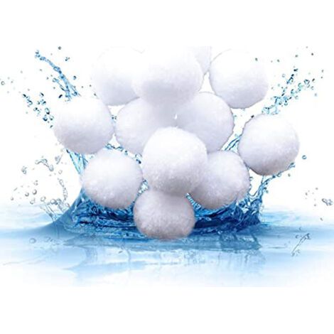 Piscine aquarium filtre balle fibre balle filtre matériel fish tank nitrification hair ball filler(300g) (1/5)