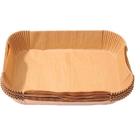 Doublures en papier jetables - Ninja - 100 pièces - Antiadhésif - Pour friteuse à air - Facile à utiliser-Ywey (1/4)