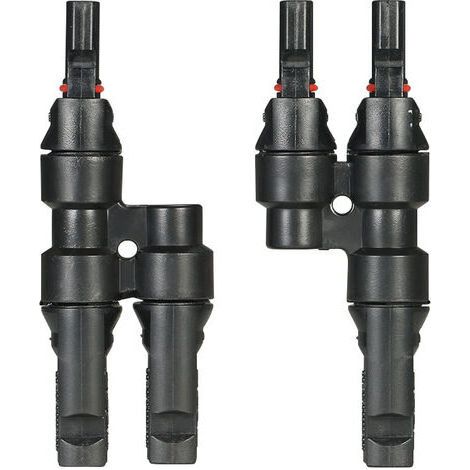 Connettori di derivazione MC4, 1 coppia, adattatore per pannello solare (1/4)