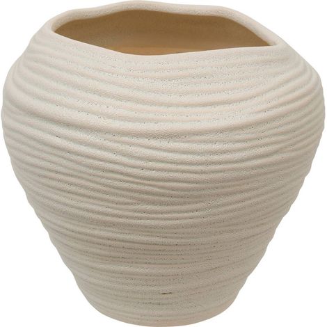 Prudi jarrón blanco H22cm - Atmosphera créateur d'intérieur
