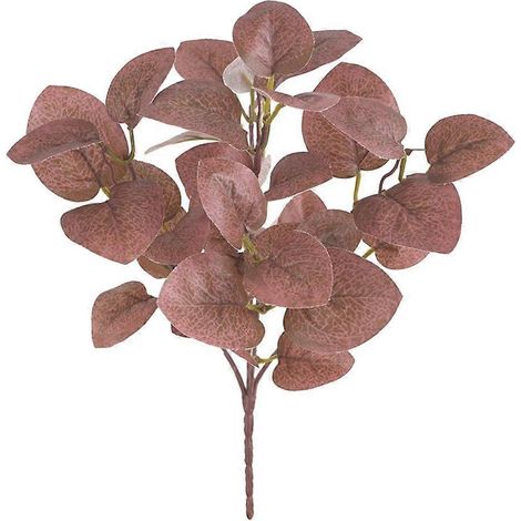 Bouquet fleuri de branches d'eucalyptus artificiel, arrangement floral, décoration pour mobilier de fêterouge (1/5)