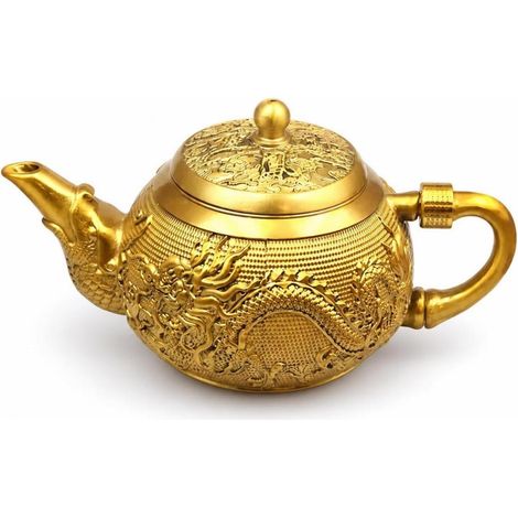 Antique Style Brass Teapot (1/5)