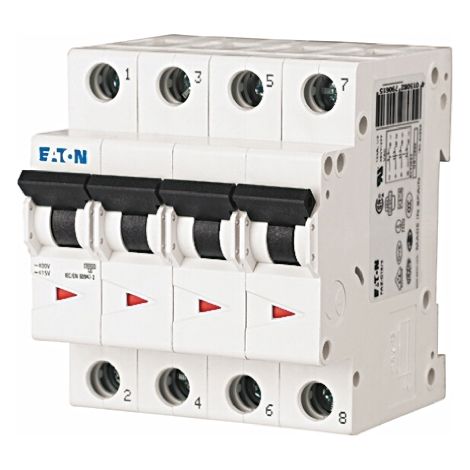 Disjoncteur FAZ 4P 63A 10kA (IEC/EN 60947 2) cbe D 000168096 EATON FAZ6 D63/4