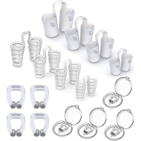 Mini pince-nez magnétique en silicone, solution anti-ronflement pour dormir la nuit (1/5)