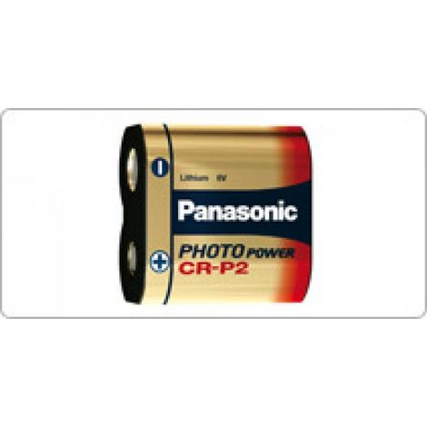 BATTERIA al litio per FOTOGRAFIA CR-P2 Panasonic 6V