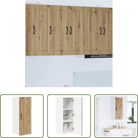 Holzschrank - Küchenschrank Artisan-Eiche 30 x 31 x 80 cm Holzwerkstoff (1/5)
