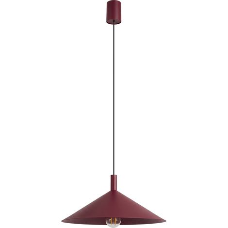 Pendelleuchten Nox burgund 1xE27 40cm Stahl Sollux (1/5)